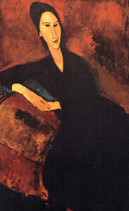 Modigliani - Portrait of Anna Zborowska -2-